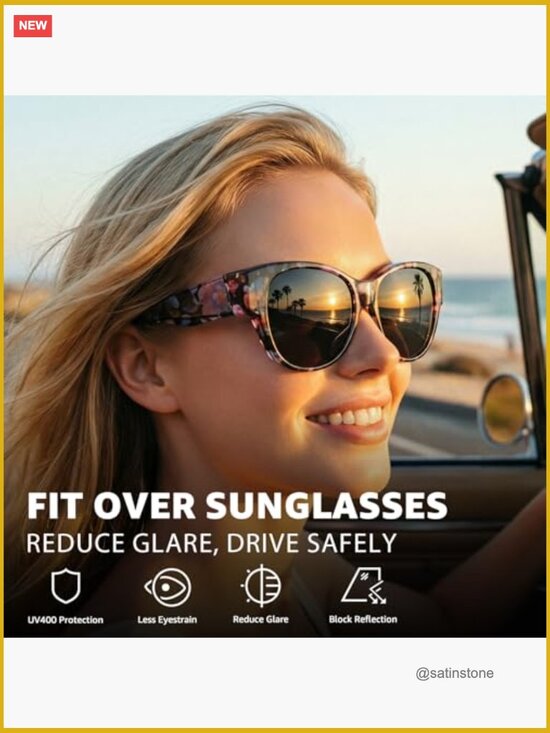 Polarized Fit Over Glasses Sunglasses UV400 Protection for Driving Outdoor main image 7